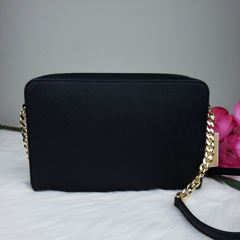 🌺NWT Michael Kors LG EW crossbody bag Black purse - Picture 3 of 7